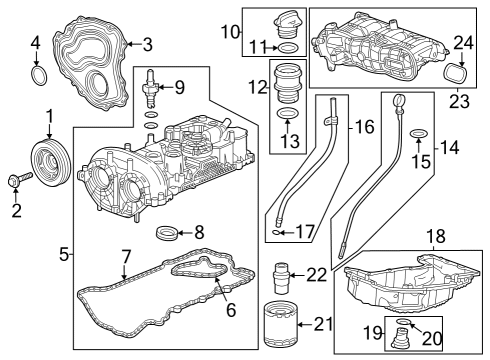 2020 Buick Encore GX Indicator Assembly, Oil Lvl Diagram for 12701528