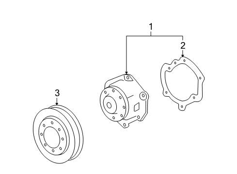 2011 Chevy Traverse Cooling System, Radiator, Water Pump, Cooling Fan Diagram 1 - Thumbnail