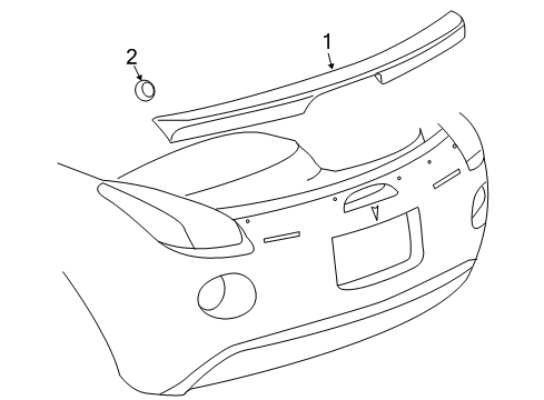 2007 Pontiac Solstice Spoiler Diagram