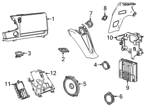 2021 Chevy Corvette Sound System Diagram