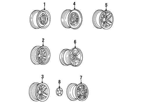 1988 Chevy Camaro Wheels Diagram