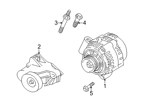 2001 Pontiac Grand Am Alternator Diagram 1 - Thumbnail