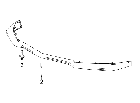 2023 Chevy Camaro Front Spoiler Diagram 4 - Thumbnail