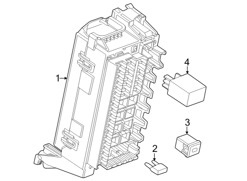 2024 Chevy Trax Fuse & Relay Diagram 1 - Thumbnail