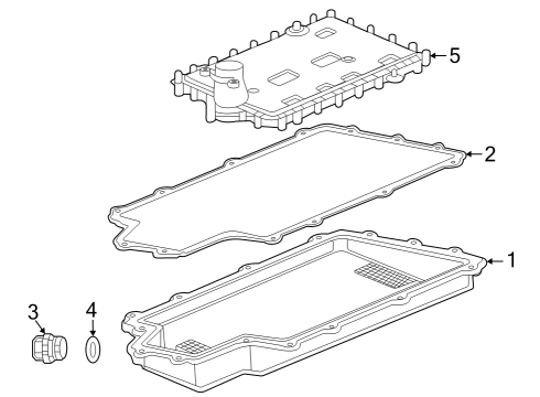 2024 Chevy Corvette Transaxle Parts Diagram