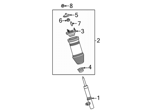 2022 GMC Hummer EV Pickup Struts & Components - Front Diagram