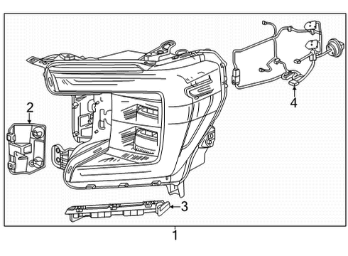 2023 GMC Yukon Headlamps Diagram 3 - Thumbnail