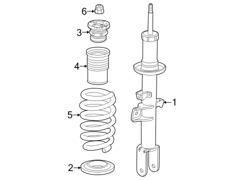 2024 Cadillac LYRIQ Struts & Components  Diagram 2 - Thumbnail