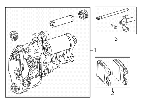 2023 Cadillac CT4 Parking Brake Diagram