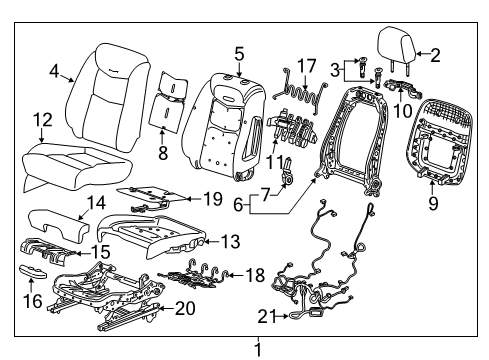 2020 Cadillac XT5 Heated Seats Diagram 2 - Thumbnail