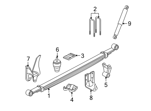 2006 Chevy Avalanche 2500 Rear Suspension Diagram 2 - Thumbnail