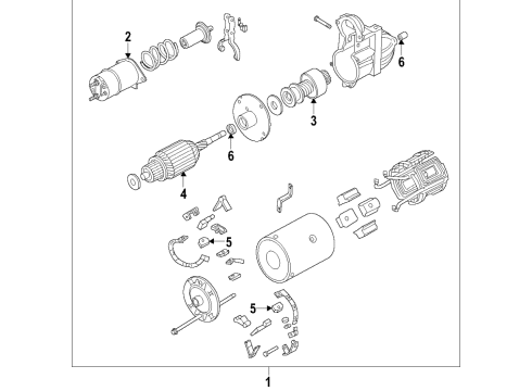 1997 Chevy Express 3500 Starter, Charging Diagram 1 - Thumbnail