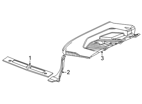 2022 GMC Hummer EV Pickup Cargo Area Diagram 2 - Thumbnail