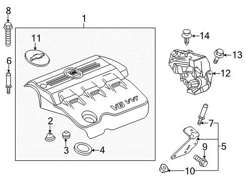 2012 Chevy Captiva Sport Cover,Intake Manifold Diagram for 12654180