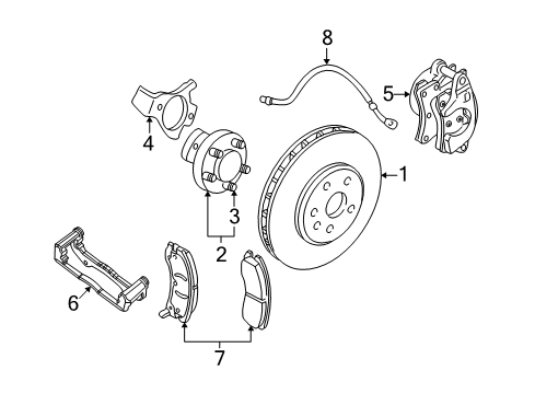 2007 Chevy Corvette Front Brakes Diagram