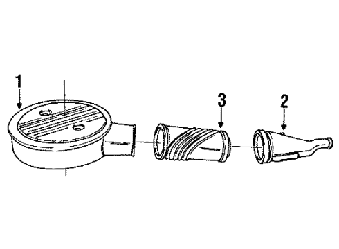 1991 Chevy Beretta Air Inlet Diagram 1 - Thumbnail