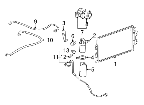 2008 GMC Savana 1500 Switches & Sensors Diagram