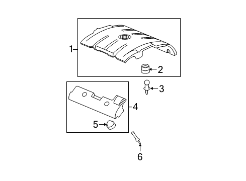 2006 Buick Lucerne Engine Appearance Cover Diagram 2 - Thumbnail