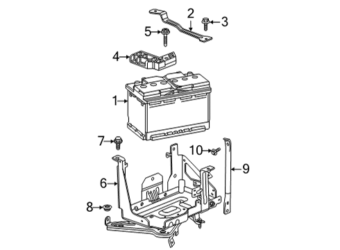 2022 GMC Sierra 2500 HD Battery Diagram 2 - Thumbnail