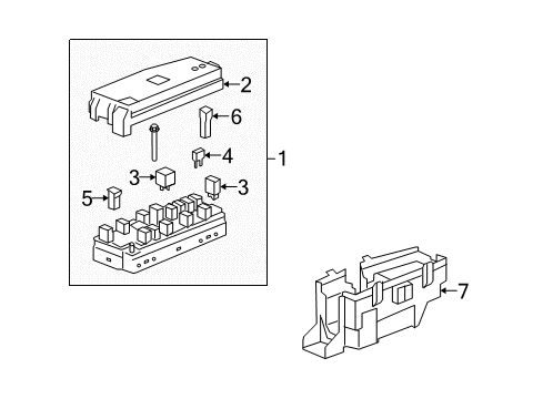 2009 Saturn Vue Fuse Diagram for 96377978