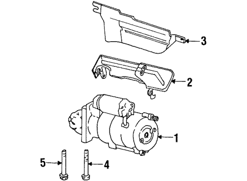 1995 GMC Yukon Starter, Electrical Diagram