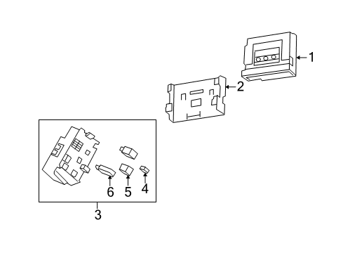 2010 Chevy Camaro Body Control Module Assembly Diagram for 13578421