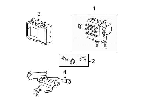 2012 Chevy Equinox ABS Components Diagram