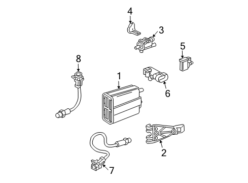 2003 Oldsmobile Bravada Powertrain Control Diagram 2 - Thumbnail