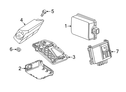 2013 Cadillac SRX Electrical Components Diagram 1 - Thumbnail