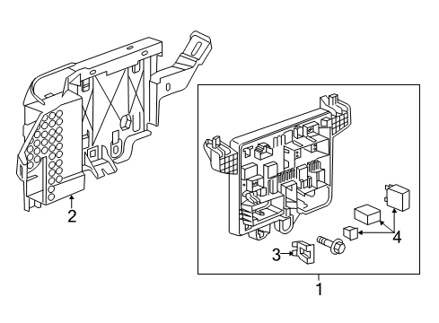 2017 Buick Cascada Fuse & Relay Diagram 2 - Thumbnail