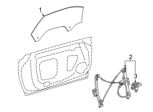 2015 Cadillac ELR Front Door, Electrical Diagram 1 - Thumbnail