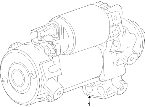 2020 Cadillac XT6 Starter, Charging Diagram