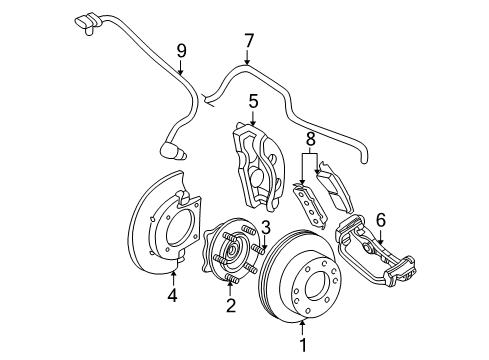 2002 Chevy Avalanche 1500 Anti-Lock Brakes Diagram 2 - Thumbnail