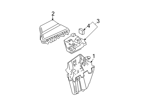 2003 Cadillac CTS Electrical Components Diagram 1 - Thumbnail