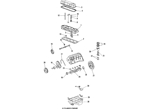 1987 Pontiac Fiero Engine Mounting Diagram 2 - Thumbnail