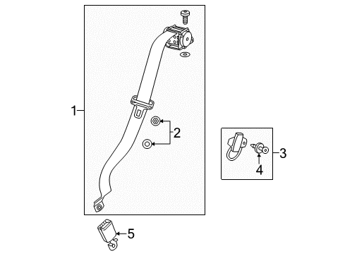 2011 Chevy Camaro Seat Belt Diagram 3 - Thumbnail