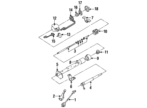 1993 GMC K2500 Suburban Switches Diagram 1 - Thumbnail