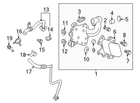 2013 Cadillac CTS Engine Parts & Mounts, Timing, Lubrication System Diagram 12 - Thumbnail