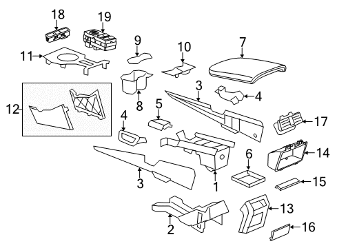 2011 Chevy Caprice Traction Control Components, Brakes Diagram