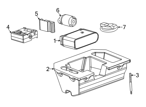 2019 Buick LaCrosse Jack & Components Diagram