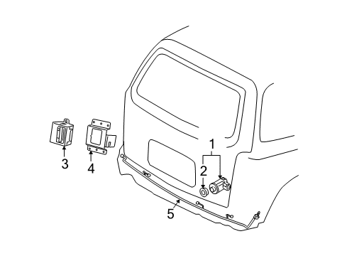 2008 Chevy Uplander Electrical Components Diagram 4 - Thumbnail