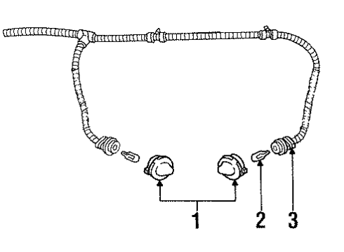 2001 Saturn SC2 Backup Lamps Diagram