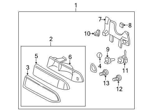 2005 Chevy Blazer Headlamps Diagram