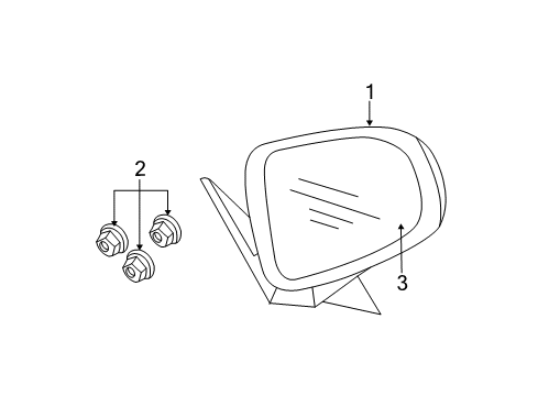 2000 Chevy Impala Outside Mirrors Diagram