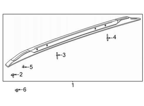 2024 Chevy Trailblazer Luggage Carrier Diagram