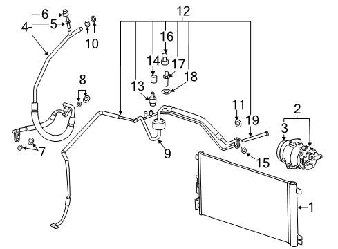 2010 Chevy Malibu Switches & Sensors Diagram 1 - Thumbnail