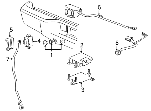 2009 Chevy Silverado 3500 HD Electrical Components Diagram 2 - Thumbnail