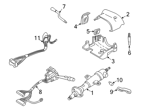 2001 Buick Regal Ignition Lock, Electrical Diagram 1 - Thumbnail