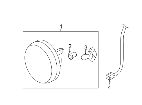 2013 GMC Sierra 3500 HD Bulbs Diagram 3 - Thumbnail