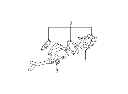 1999 Pontiac Grand Am Cooling System, Radiator, Water Pump, Cooling Fan Diagram 1 - Thumbnail